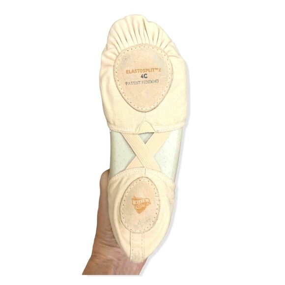 Bloch Elastosplit PI Leather Ballet Dance Shoes Split Sole Bloch 2 B Women's 4 B - Picture 6 of 9